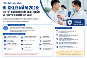 Điều kiện sức khỏe đi lao động nước ngoài năm 2026