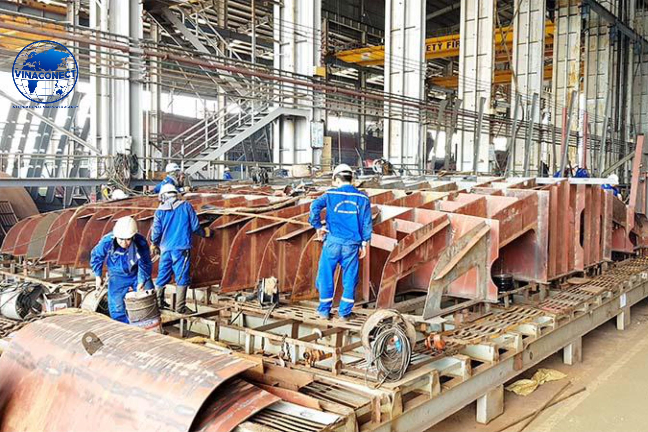 VINACONECT – ĐỐI TÁC CUNG ỨNG NHÂN LỰC ĐÓNG TÀU TỪ VIỆT NAM